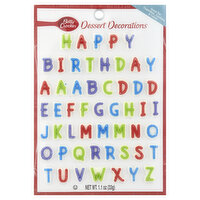 Betty Crocker Dessert Decorations, Happy Birthday, 1 Each