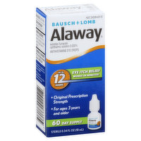 Alaway Eye Drops, Antihistamine, 0.34 Ounce