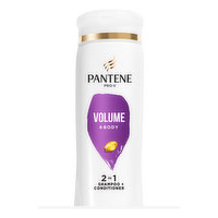 Pantene Volume & Body 2in1 Shampoo + Conditioner, 12.0oz, 12 Ounce