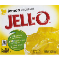 JELL-O Gelatin Dessert, Lemon, 3 Ounce