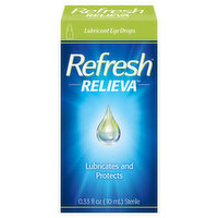 Refresh Relieva Eye Drops, Lubricant, 0.33 Fluid ounce