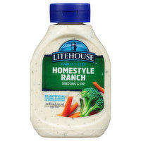 Litehouse Dressing & Dip, Homestyle Ranch, Family Size, 20 Fluid ounce