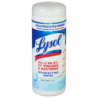 Lysol Disinfecting Wipes, Crisp Linen Scent, 35 Each