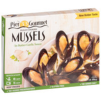 Pier 33 Gourmet Mussels in Butter Garlic Sauce, 1 Pound
