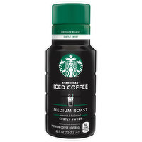 Starbucks Iced Coffee, Medium Roast, Subtly Sweet, 48 Fluid ounce
