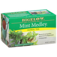 Bigelow Herbal Tea, Mint Medley, Bags, 20 Each