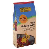 Wild Harvest Charcoal, Lump, 100% Natural Wood, 8 Pound