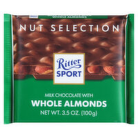 Ritter Sport Milk Chocolate, 3.5 Ounce