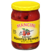 Mancini Peppers, Roasted, Sweet, 12 Ounce