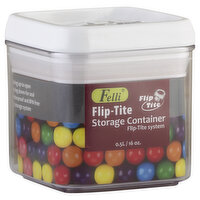 Felli Flip-Tite Storage Container, 16 Ounce, 1 Each