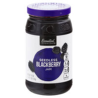 ESSENTIAL EVERYDAY Jam, Blackberry, Seedless, 18 Ounce