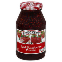 Smucker's Preserves, Red Raspberry, 32 Ounce
