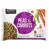 Essential Everyday Frozen Vegetables, Peas & Carrots, 12 Ounce