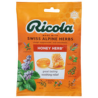 Ricola Cough Suppressant, Honey Herb, Wrapped Drops, 24 Each