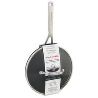 KitchenAid Fry Pan, Covered, Nonstick, Matte Black, 10 Inch, 1 Each