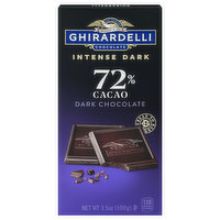 Ghirardelli Dark Chocolate, Intense Dark, 72% Cacao, 3.5 Ounce