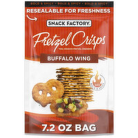 Snack Factory® Buffalo Wing Pretzel Crisps, 7.2 Ounce