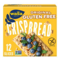 Wasa Gluten Free Original Swedish Style Crispbread Crackers, 5.4 Ounce