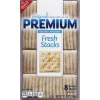 Premium Crackers, Saltine, Original, Fresh Stacks, 8 Each