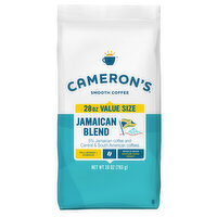 Cameron's Coffee, Bag, Jamaican Blend Medium-Dark Roast Whole Bean, 28 Ounce