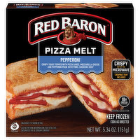 Red Baron Pizza Melt, Pepperoni, 5.34 Ounce