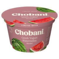 Chobani Yogurt, Greek, Watermelon, Blended, 5.3 Ounce