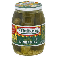 Nathan's Pickles, Kosher Dills, New York, 32 Ounce