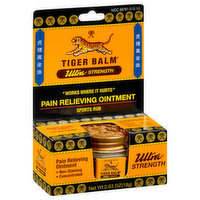 Tiger Balm Pain Relieving Ointment, Ultra Strength, Sports Rub, 0.63 Ounce