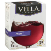 Peter Vella Merlot, Table Wine, California, 5 Litre