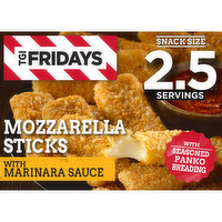 TGI Fridays Mozzarella Sticks Frozen Snacks with Marinara Sauce, 11 Ounce