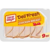 Oscar Mayer Rotisserie Seasoned Chicken Breast Sliced Lunch Meat, for a Low Carb Lifestyle, 9 Ounce