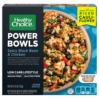Healthy Choice Power Bowls, Spicy Black Bean & Chicken, 9.75 Ounce