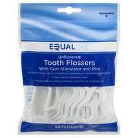 Equaline Tooth Flossers, Unflavored, 90 Each