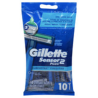 Gillette Razors, Disposable, Lubrastrip Fixed, 10 Each