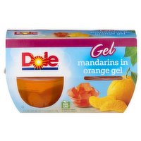 Dole Mandarins in Orange Gel 4 pack, 4.3 Ounce