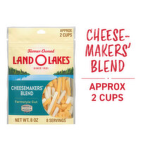 Land O Lakes Cheesemakers' Blend Cheese Farmstyle Shreds, 8 Ounce