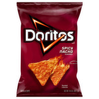 Doritos Tortilla Chips, Spicy Nacho Flavored, 9.25 Ounce