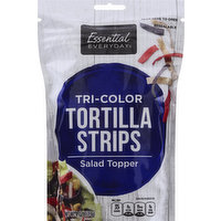 Essential Everyday Salad Topper, Tortilla Strips, Tri-Color, 4 Ounce
