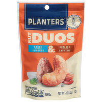 Planters Nut Duos Almonds & Cashews, Ranch/Buffalo Flavored, 5 Ounce