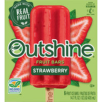 Outshine Fruit Ice Bars, Strawberry, 6 Pack, 6 Each