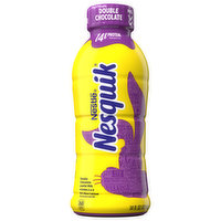 Nesquik Milk, Lowfat, Double Chocolate, 14 Ounce