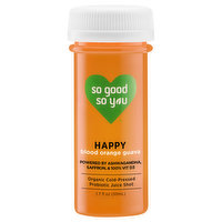 So Good So You Probiotic Juice Shot, Organic, Cold-Pressed, Happy, Blood Orange GUava, 1.7 Fluid ounce