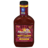 Famous Dave's BBQ Sauce, Hot & Sassy, Kansas City-Style, Hot, 20 Ounce