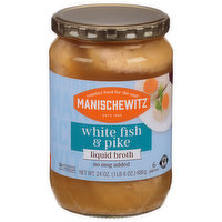 Manischewitz Liquid Broth, White Fish & Pike, 6 Each