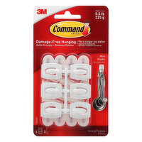 Command Hooks & Strips, Large, Clear