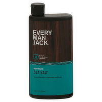 Every Man Jack Body Wash, Sea Salt, 16.9 Fluid ounce