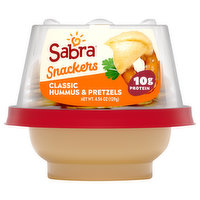 Sabra Classic Hummus with Rold Gold Pretzels, 4.56 Ounce