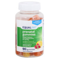 Equaline Prenatal Gummies, Natural Raspberry Lemonade Flavor, 90 Each