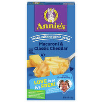 Annie's Macaroni & Classic Cheddar, 6 Ounce