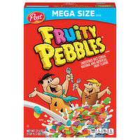 Fruity Pebbles Cereal, Mega Size, 27.5 Ounce